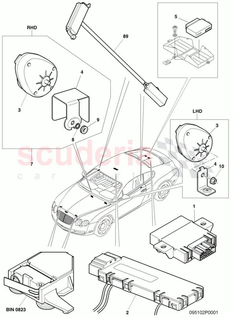 Bentley Continental GT 2003-2010 (MJ 2005) Kablo Demeti Onarım Kiti D>>