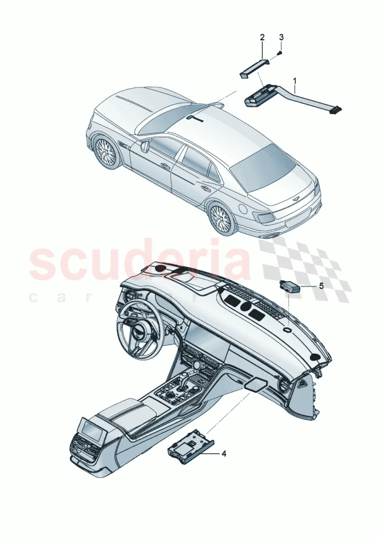 Bentley New Flying Spur (2020-2024) Geçici Stepne Aletleri